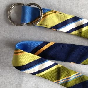 JCrew tie material belt
